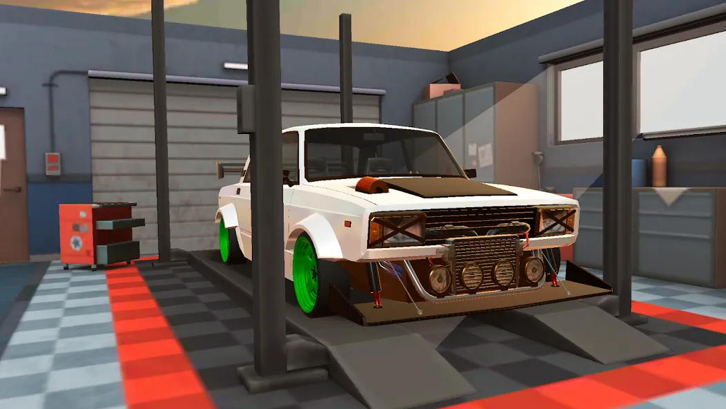 Turbo VAZ: Traffic Racer  [МОД Unlocked] Screenshot 1
