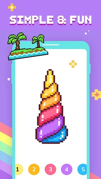 Paint by Number - Pixel Art  [МОД Все открыто] Screenshot 2