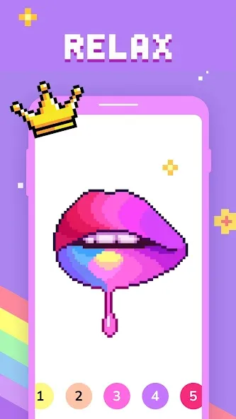 Paint by Number - Pixel Art  [МОД Все открыто] Screenshot 4