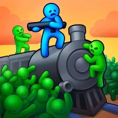 Взлом Train Defense: Zombie Game (Трейн Дефенс)  [МОД Бесконечные монеты] - стабильная версия apk на Андроид