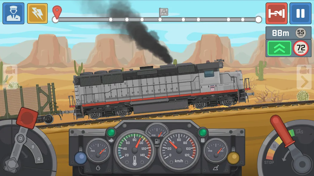 Train Simulator: Railroad Game (Трейн Симулятор)  [МОД Много монет] Screenshot 1