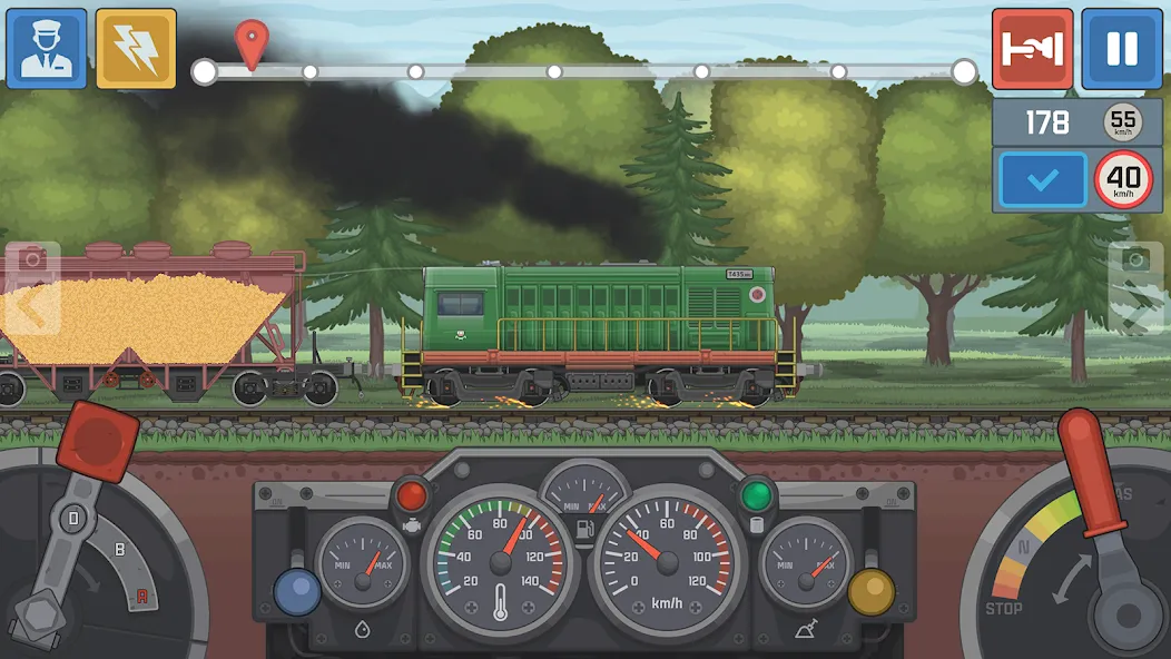 Train Simulator: Railroad Game (Трейн Симулятор)  [МОД Много монет] Screenshot 4