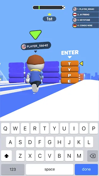 Type Sprint: Typing Games (Тайп Спринт)  [МОД Бесконечные монеты] Screenshot 3