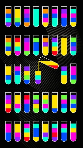 SortPuz 3D: Water Color Sort (СортПаз 3Д)  [МОД Бесконечные деньги] Screenshot 1