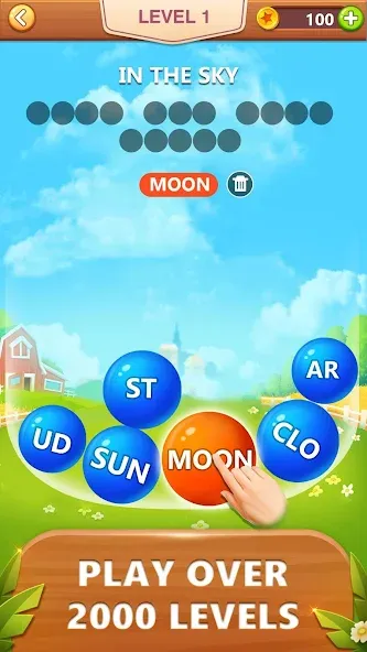 Word Bubble Puzzle - Word Game  [МОД Меню] Screenshot 1